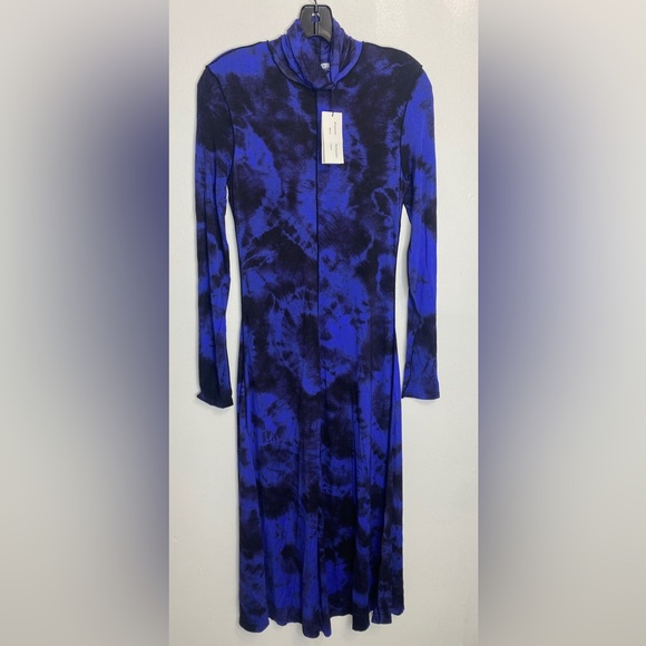 PROENZA SCHOULER
WHITE LABEL
Marble Jersey Turtleneck Dress in
Ultramarine/Black - Picture 11 of 13